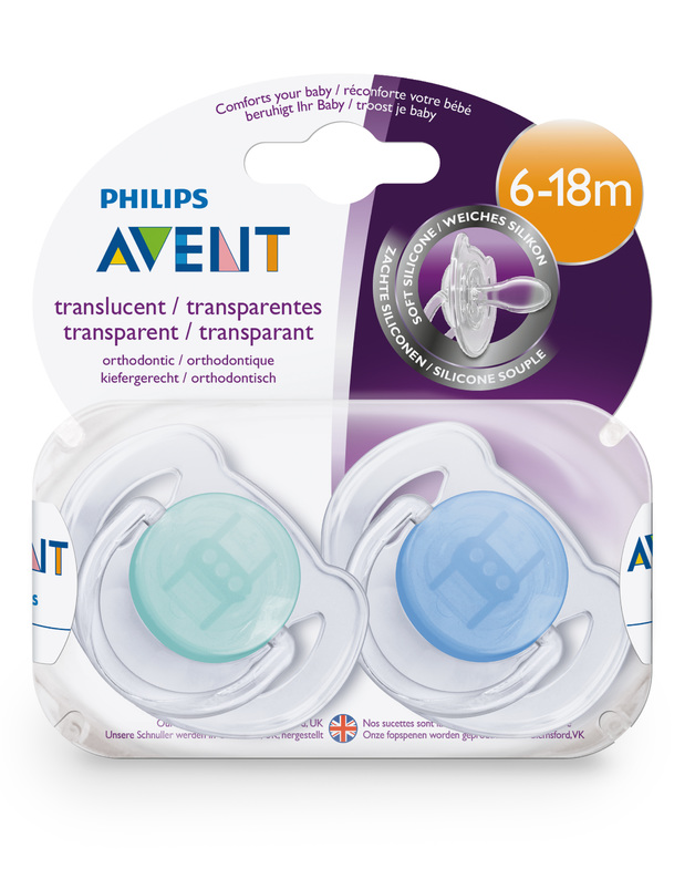 Buy Philips Avent 6m+ Translucent Soother (2 Pack) at Mighty Ape NZ