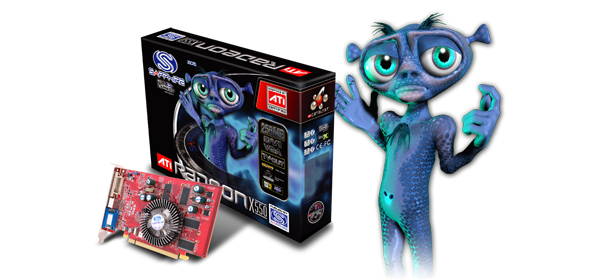 Sapphire Radeon  X550 256MB PCIE Low Profile DVI+TV Out