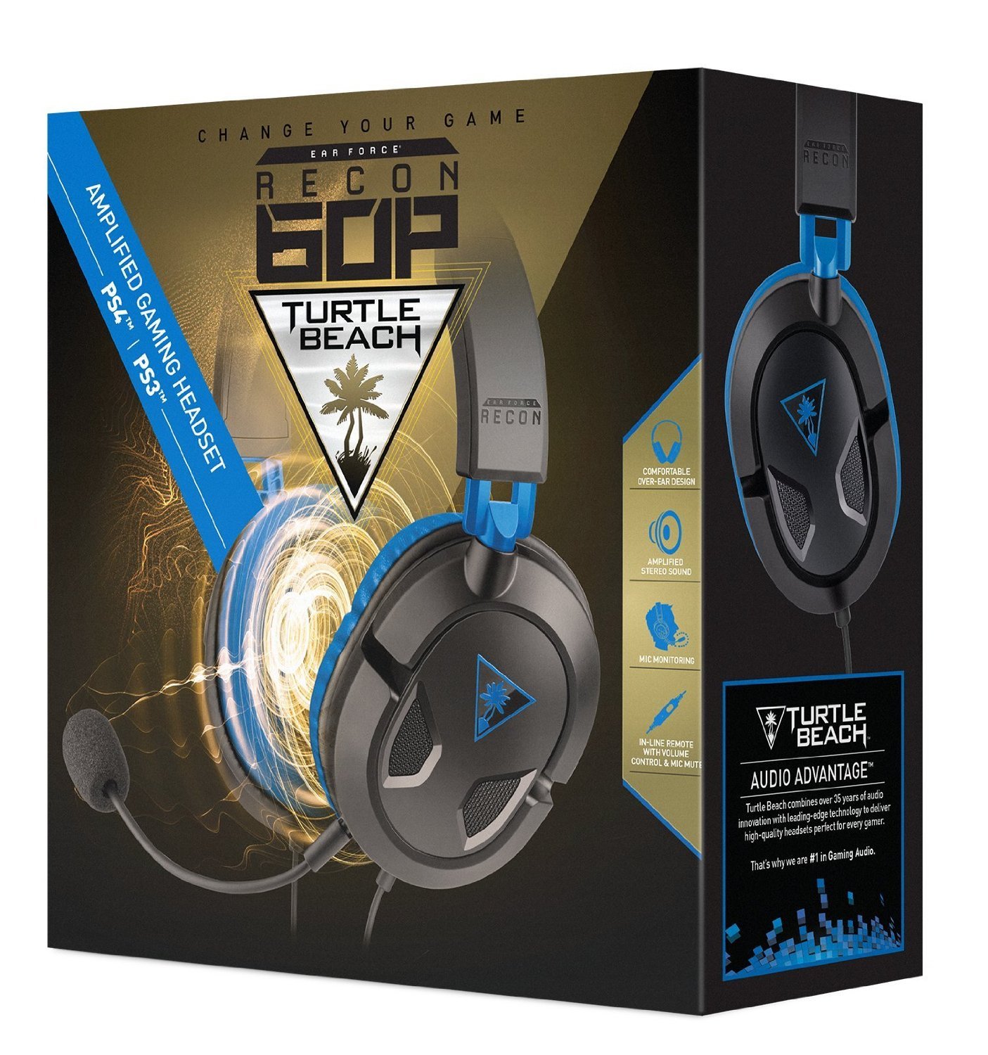Turtle Beach Ear Force Recon 60P Stereo Gaming Headset for PS4 image