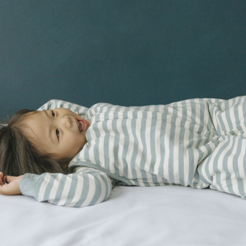 Woolbabe: Duvet Front Zip Merino/Organic Cotton Sleeping Bag - Tide (2-4 Years)