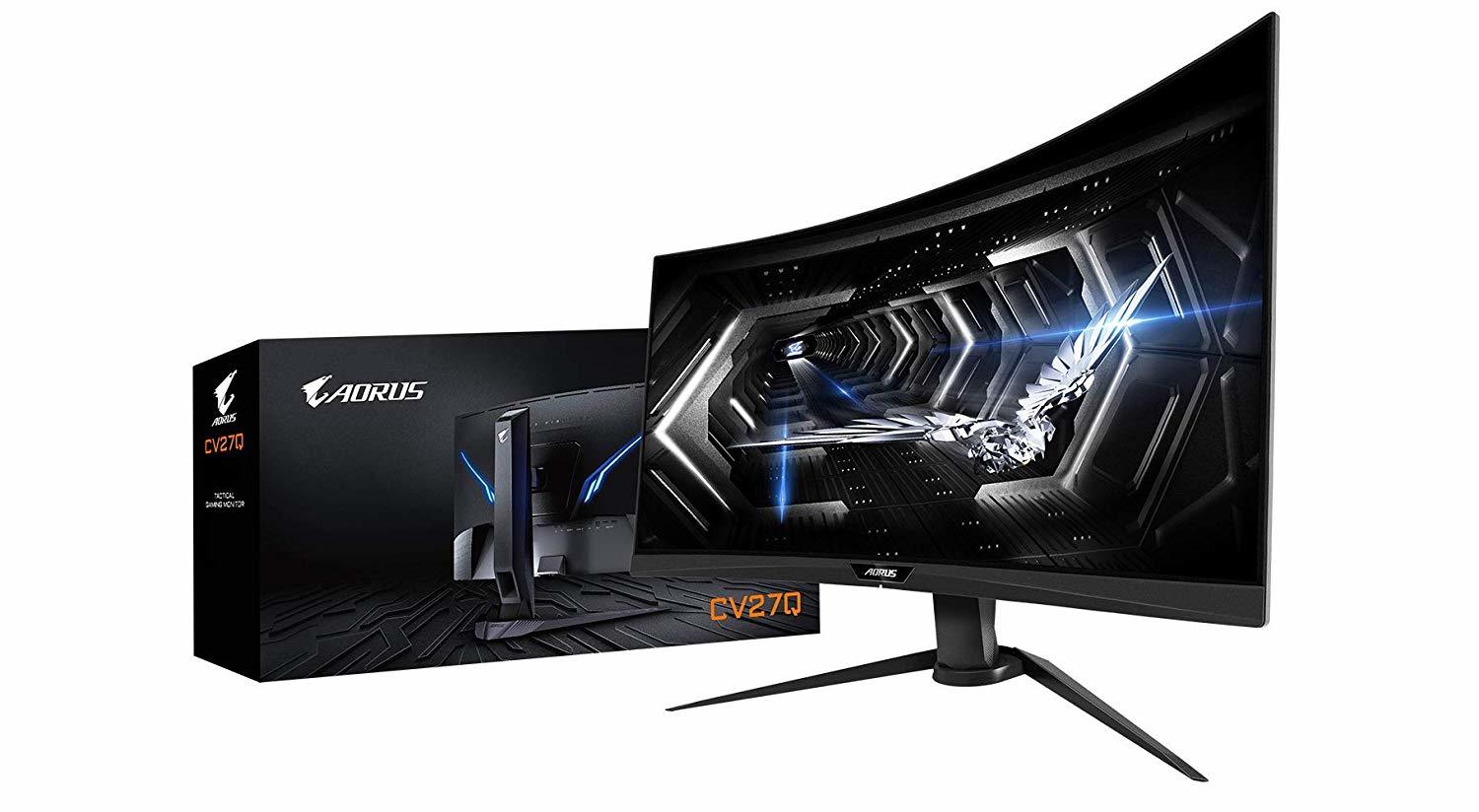 27" Gigabyte Aorus 1440p 165Hz Curved Gaming Monitor at Mighty Ape NZ