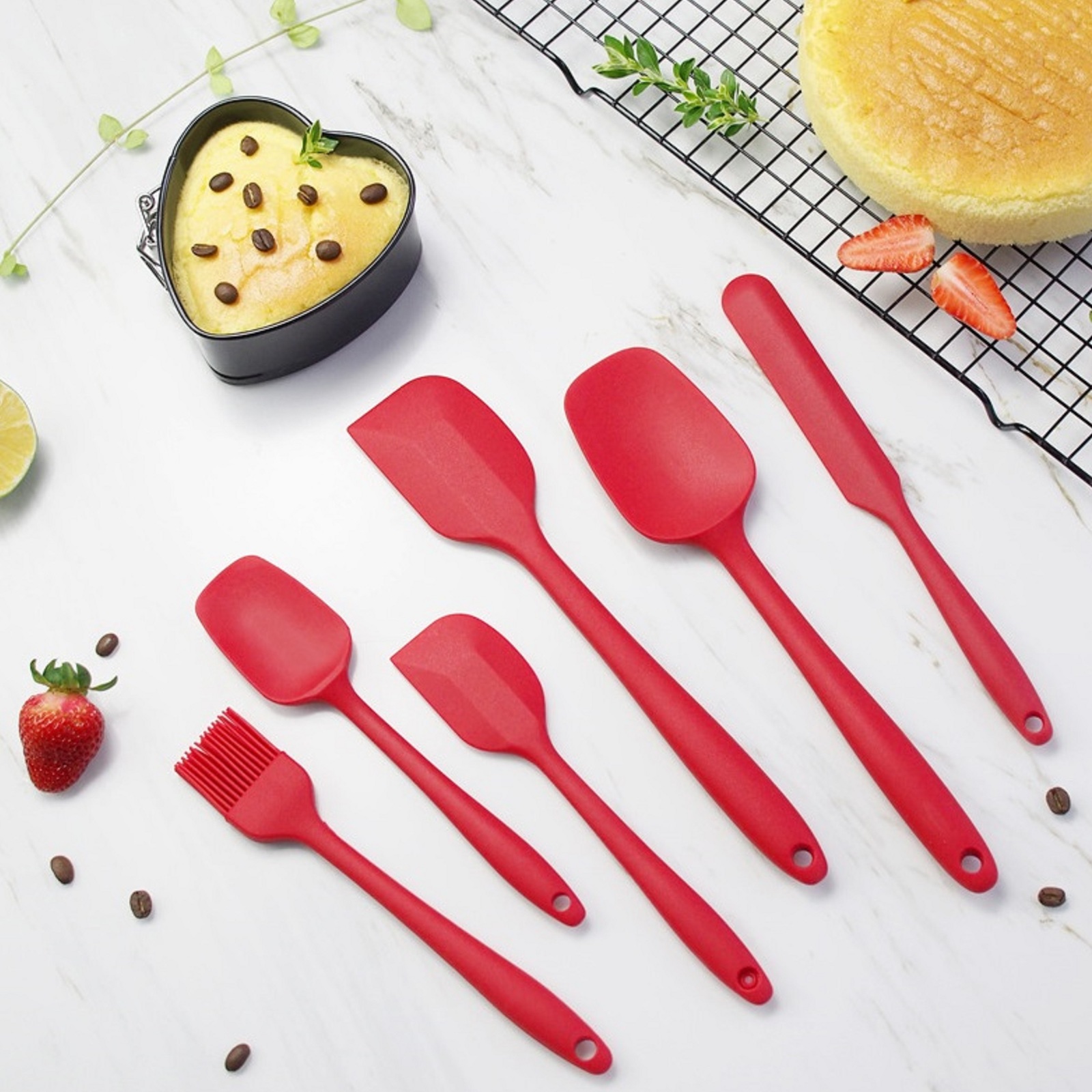 Ape Basics: Silicone Spatulas (Set of 6) image