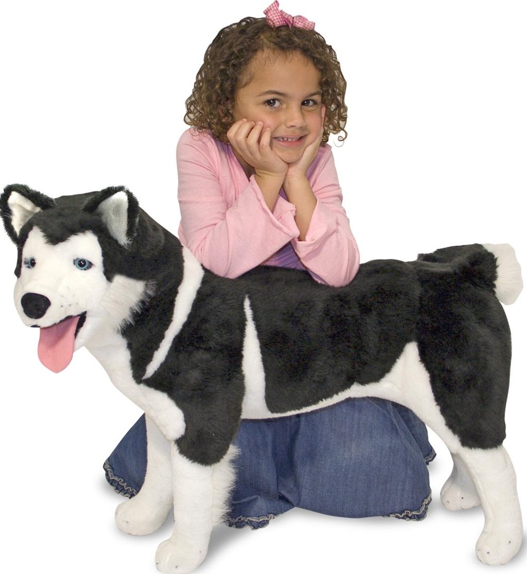 giant husky stuffed animal