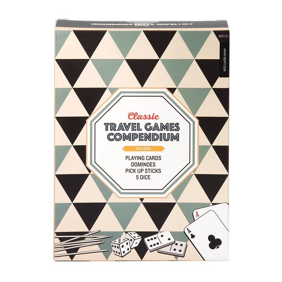 Classic Travel Games Compendium 4in1 Board Game at Mighty Ape