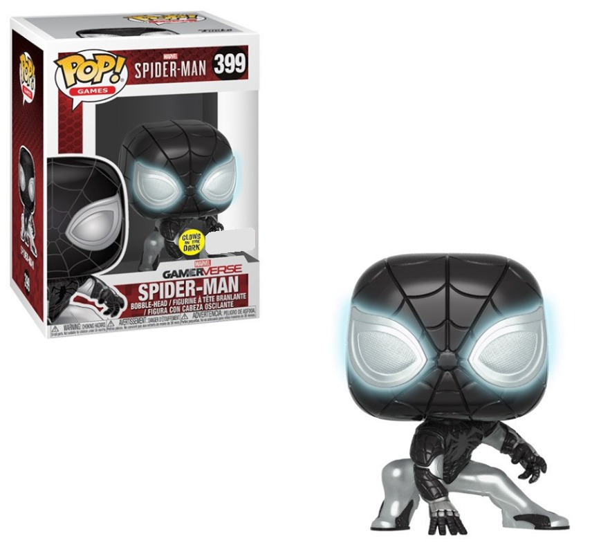 Marvel - Spider-Man (Negative Suit/Glow) Pop! Vinyl Figure image