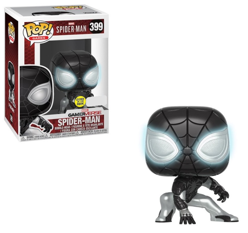 Spider-Man (Negative Suit/Glow) - Pop! Vinyl Figure image