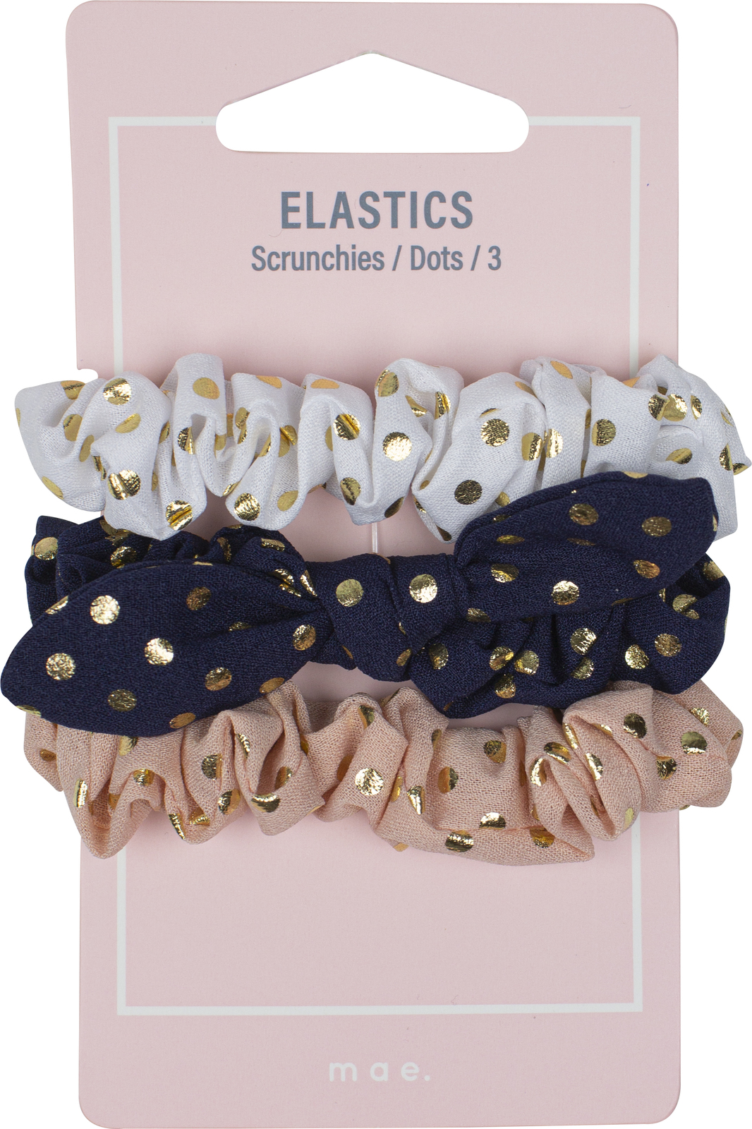 Mae: Elastics Scrunchies Dots (3)