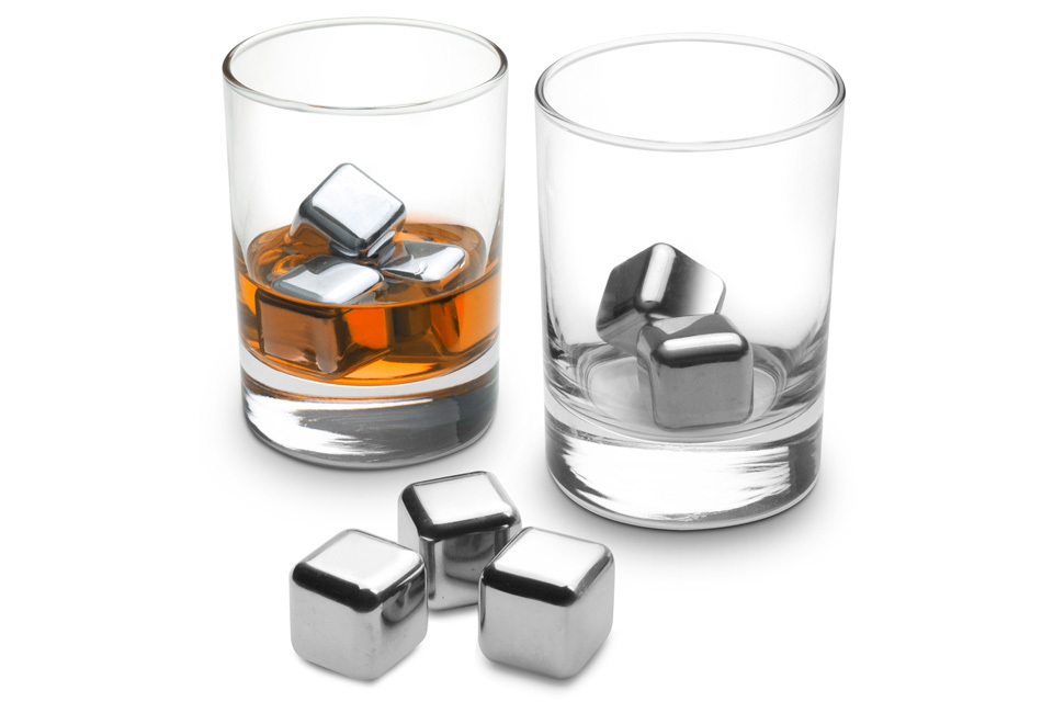 Stainless Steel Ice Cubes (6 Pack) at Mighty Ape NZ