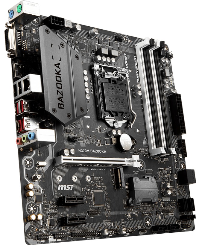 MSI H370M BAZOOKA MATX Motherboard image