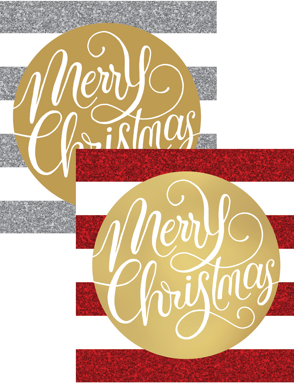 Christmas Gift Tags - Kiss Kiss (Pack of 10)