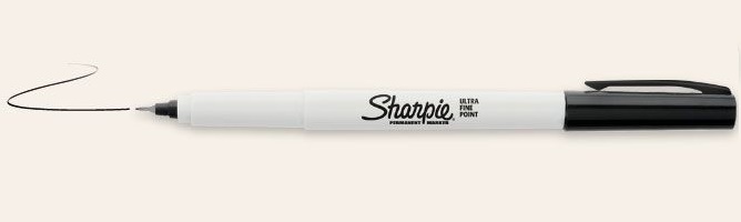 Sharpie: Ultra Fine Permanent Marker - Black