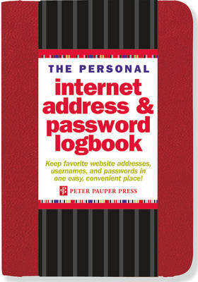 The Personal Internet Address & Password Logbook (Red) image