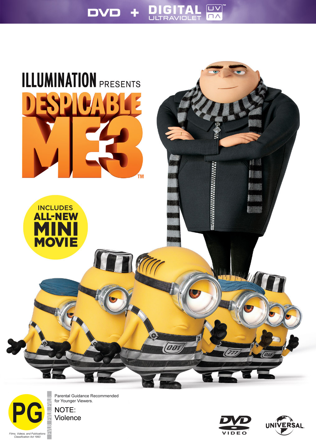Despicable Me 3 on DVD image