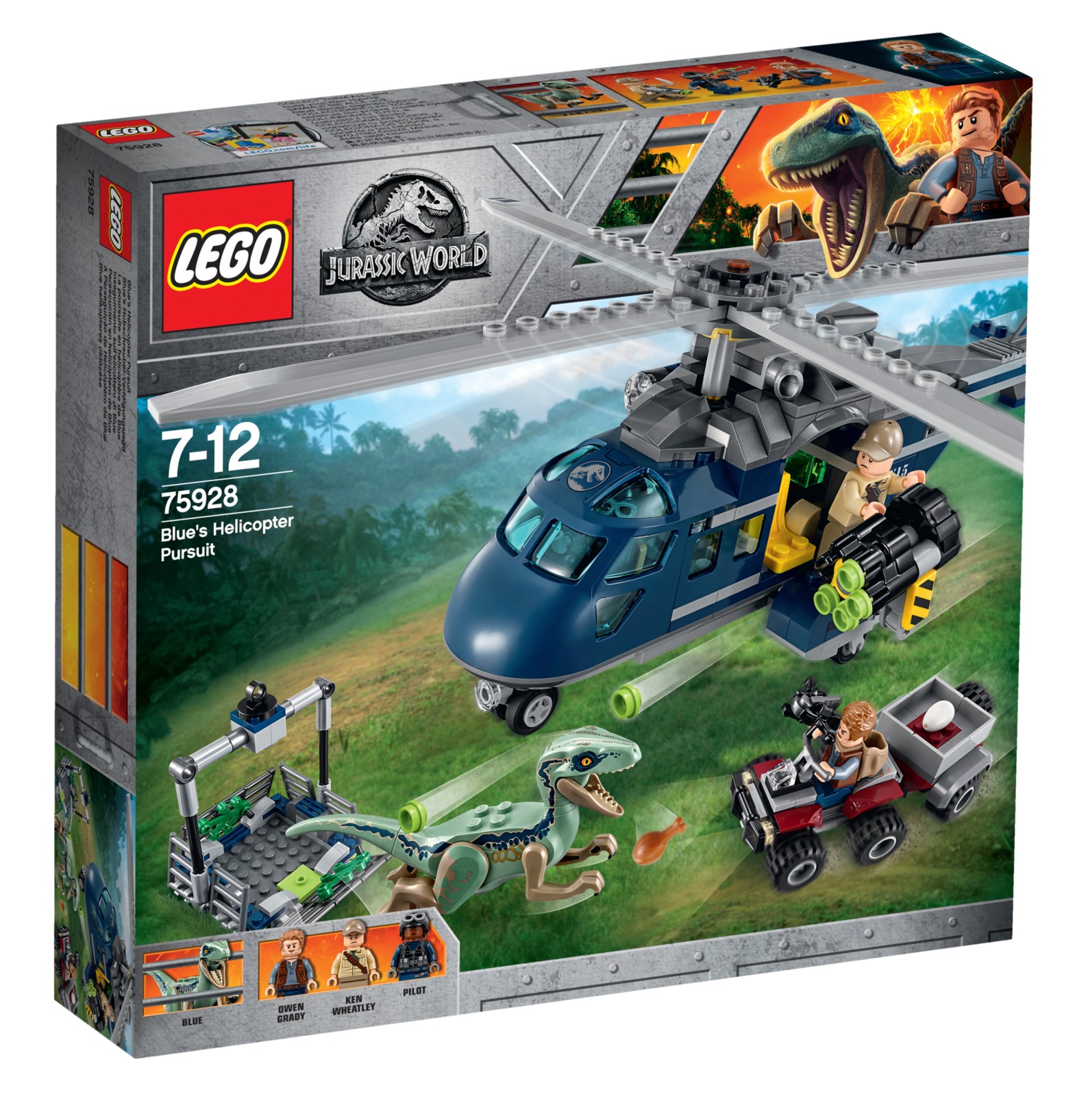 LEGO Jurassic World: Blue's Helicopter Pursuit (75928) image