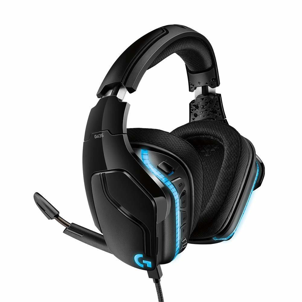 Logitech G635 7.1 Surround Sound Lightsync Gaming Headset for PC image