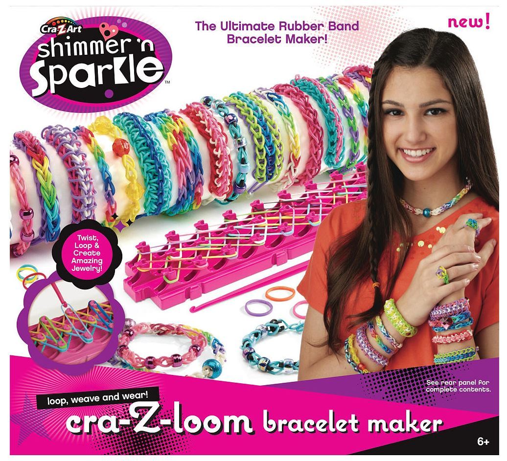 3D Shimmer 'n' Sparkle Cra-Z-Loom Bracelet Maker