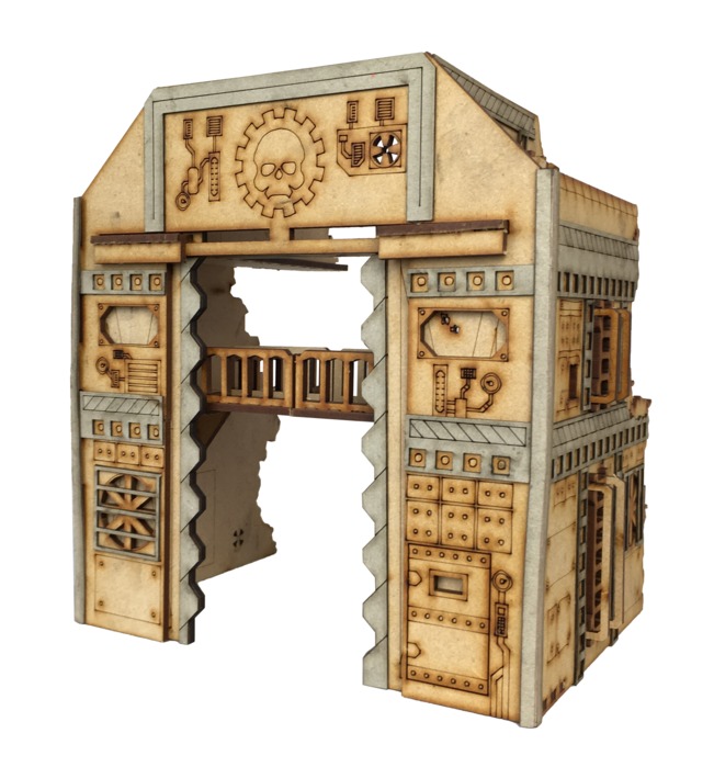 TTCombat: Tabletop Scenics - Gothic Ruined Garage image