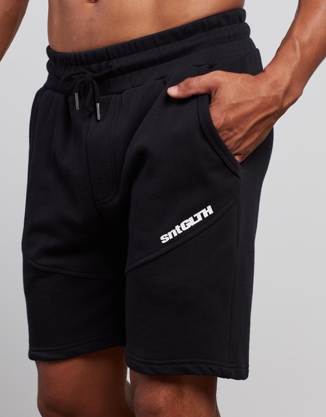 St Goliath: League Pass Fleece Short - Black (Size 2X-Large) image