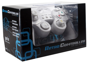 Powerwave Nintendo Wii Retro Controller (White) for Nintendo Wii image