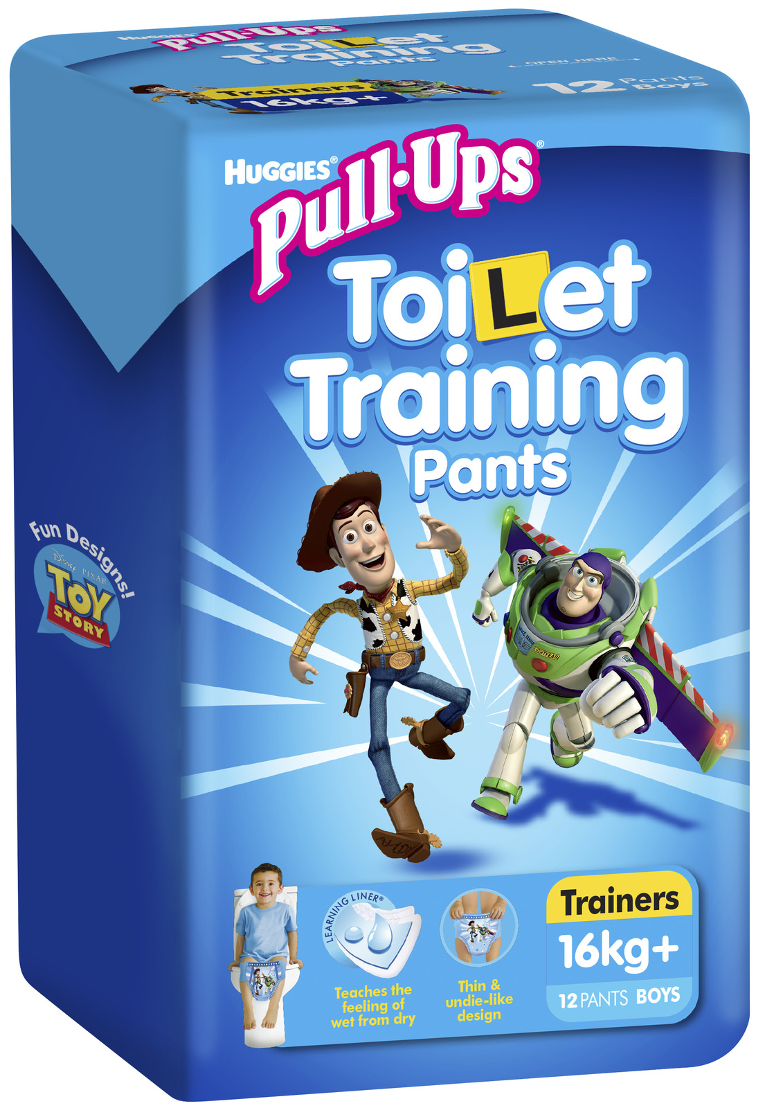 Huggies Pull-Ups Training Pants - Size 4 Boy 16+ kg (12) image