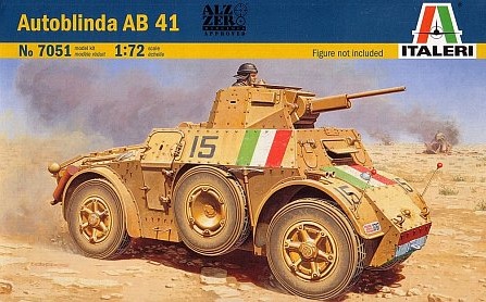 Italeri: 1/72 Autoblinda AB41 - Model Kit image