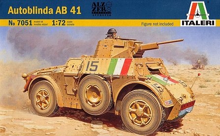 Italeri: 1/72 Autoblinda AB41 - Model Kit