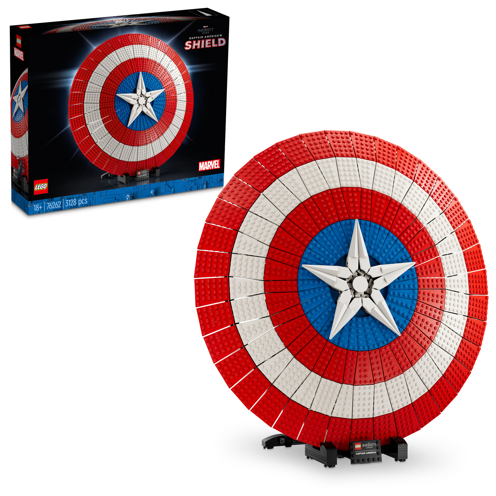 Buy LEGO Marvel Captain America's Shield at Mighty Ape NZ
