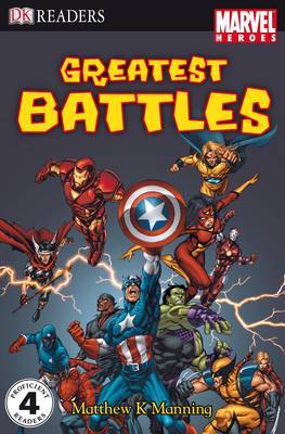 "Marvel Heroes" Greatest Battles: Level 4 by Matthew K Manning image