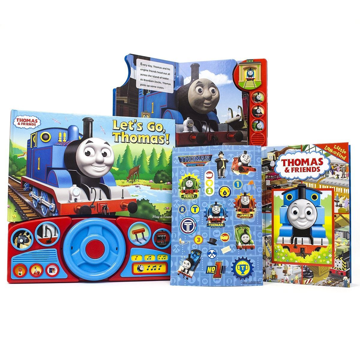Thomas & Friends Read, Find And Play 3-Book Set by Thomas & Friends image