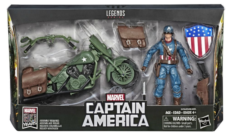 Marvel Legends: Captain America Motorcycle - 6" Vehicle Playset image
