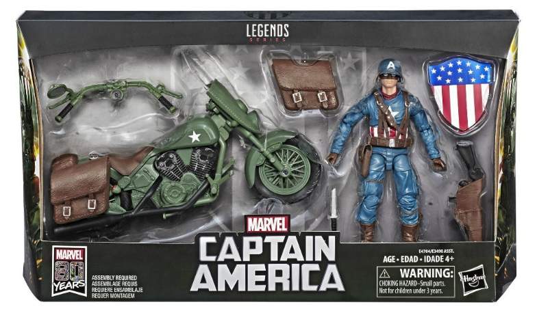 Marvel Legends: Captain America Motorcycle - 6" Vehicle Playset