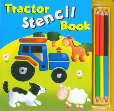 Tractor Stencil Book by Rachel Elliot image