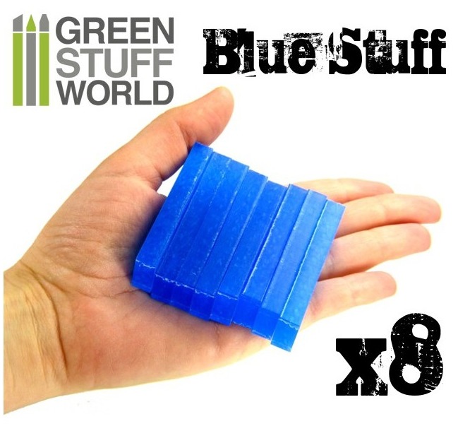 Green Stuff World - Blue Stuff Mold Bar - 8-Pack