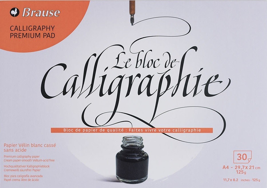 Brause: Calligraphy Pad - A4 (30 Sheets) image