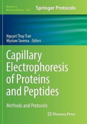 Capillary Electrophoresis of Proteins and Peptides image