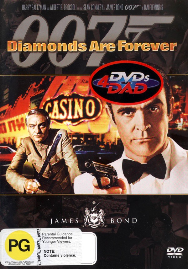 James Bond - Diamonds are Forever (1 Disc) on DVD image