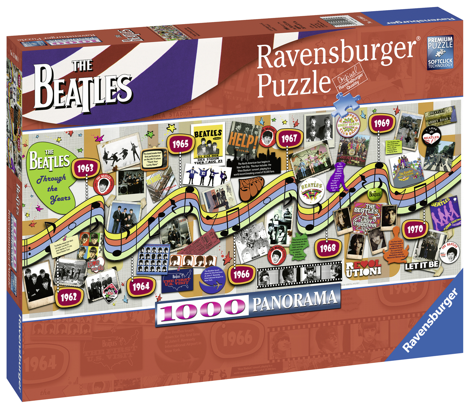 Ravensburger: 1,000 Piece Puzzle - Beatles Through the Years