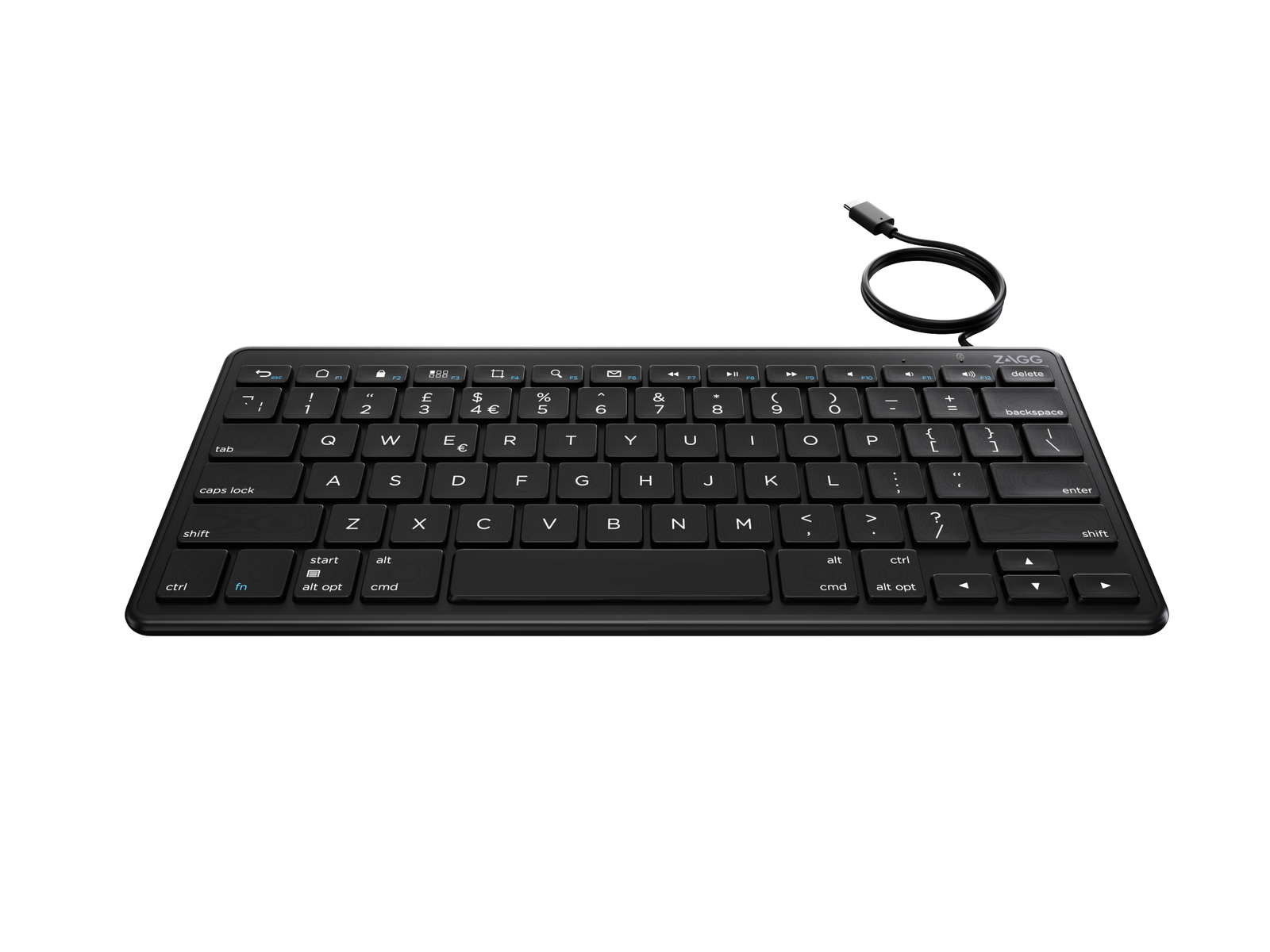 Zagg Wired USBC Universal Keyboard at Mighty Ape NZ