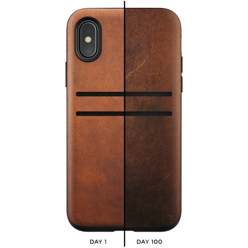 Nomad Leather Wallet Case - iPhone X/XS