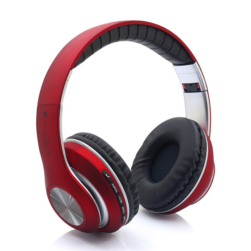 Ape Basics: Wireless Bluetooth Foldable Headset - Red image