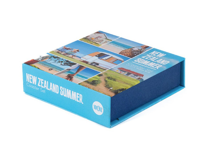 100 NZ New Zealand Summer Coaster Set at Mighty Ape NZ