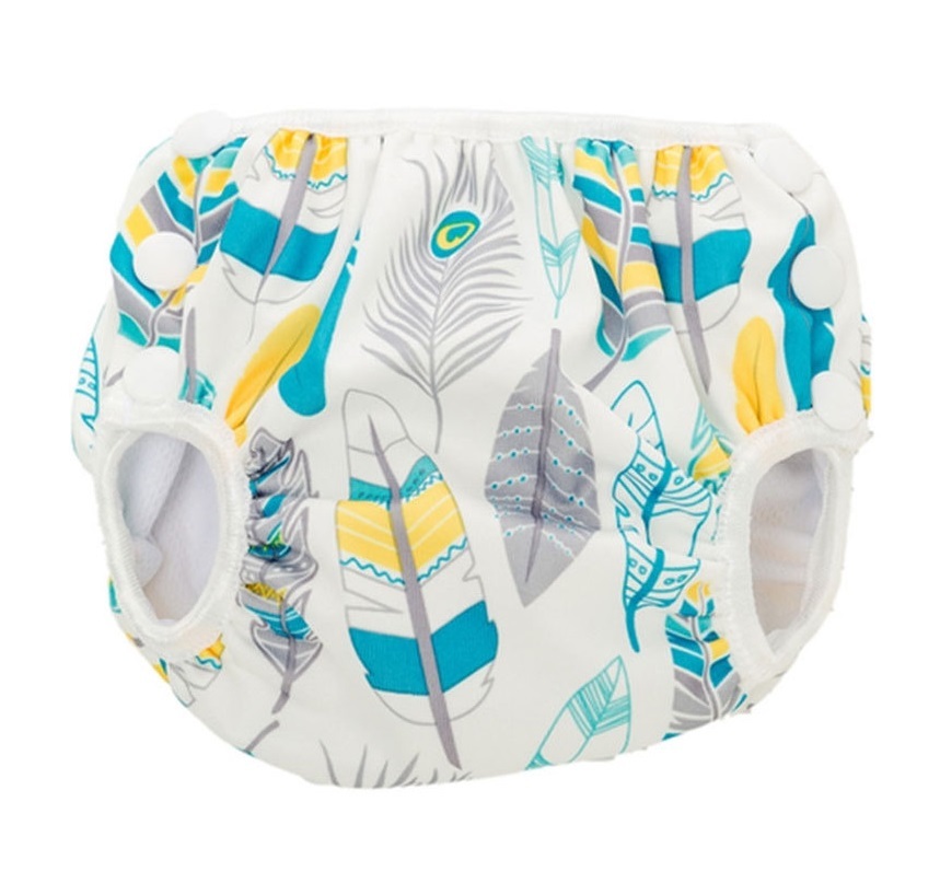 Bumkins: Swim Nappy - Feathers (Medium)