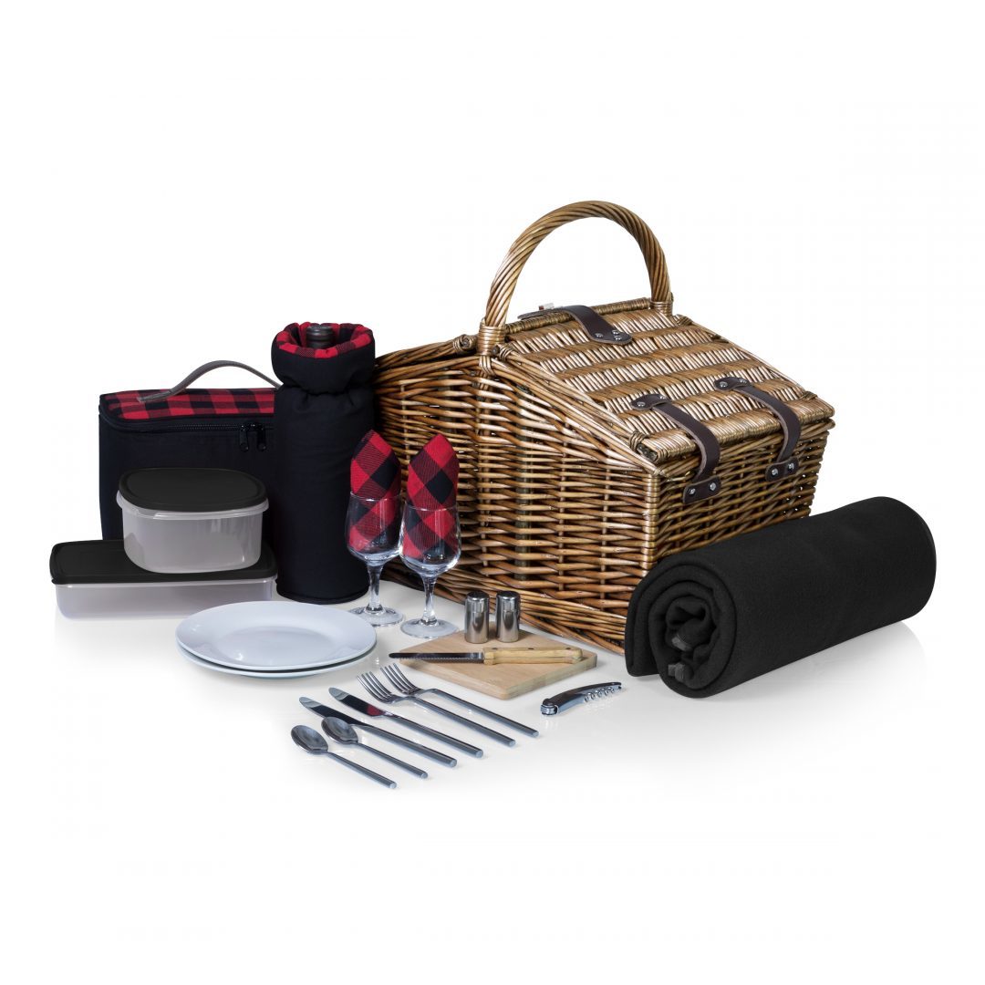 Somerset Deluxe Picnic Basket (Plaid)