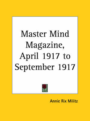 Master Mind Magazine (1917) image