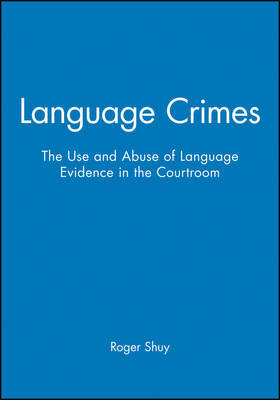 Language Crimes by Roger Shuy image