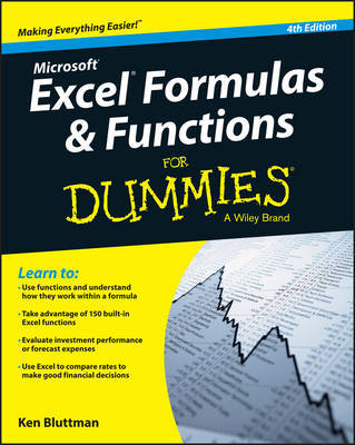 Excel Formulas and Functions For Dummies by Ken Bluttman image