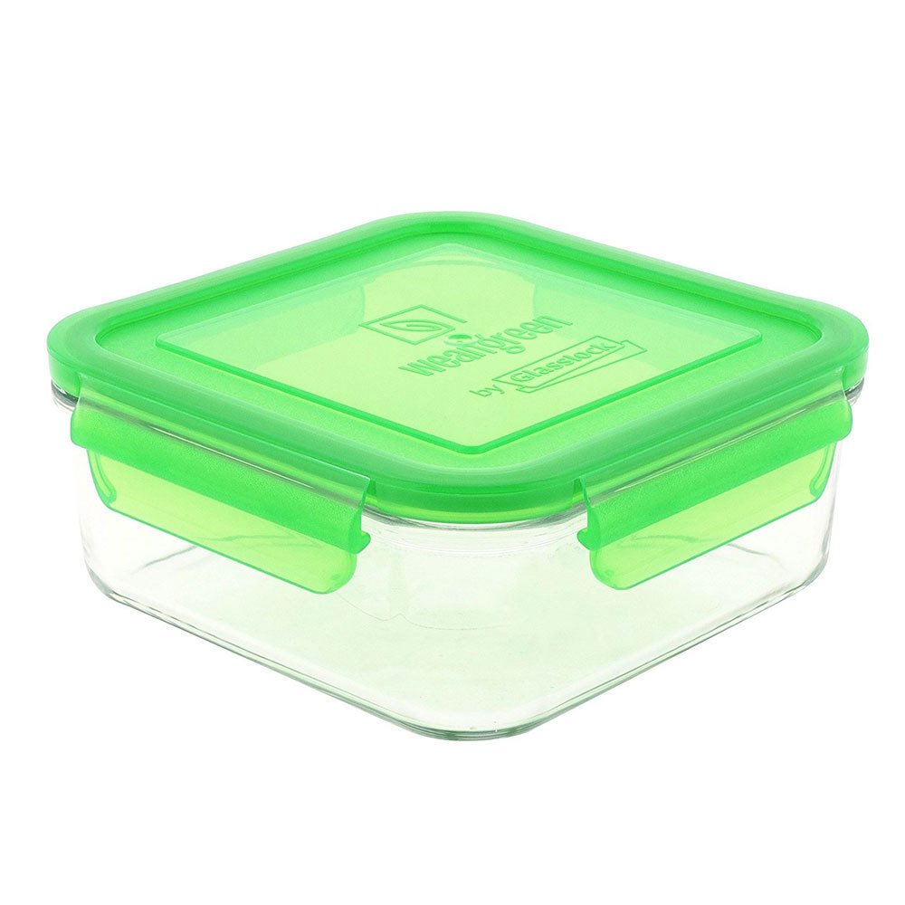 Glass Lunch Cube - Pea (480ml) image