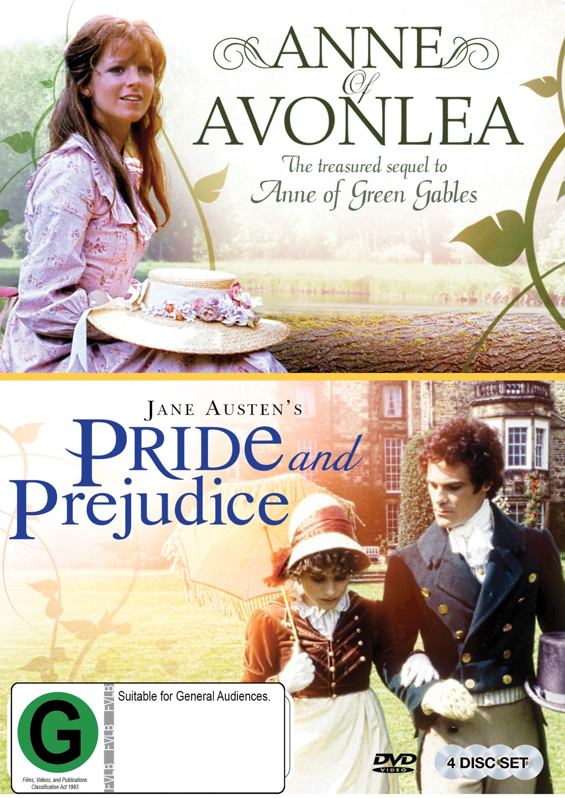 BBC Double Pack - Pride & Prejudice/Anne Of Avonlea on DVD