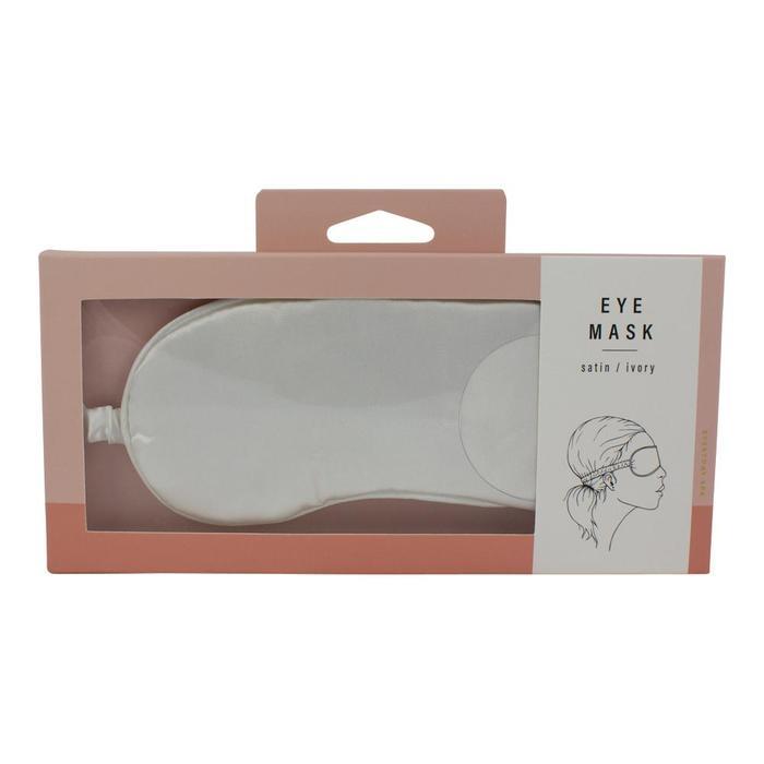 Simply Essential Satin Eye Mask - Ivory image