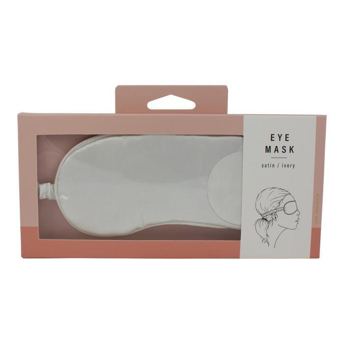 Simply Essential Satin Eye Mask - Ivory